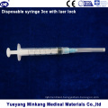 3 Parts Syringe 3cc (luer lock)